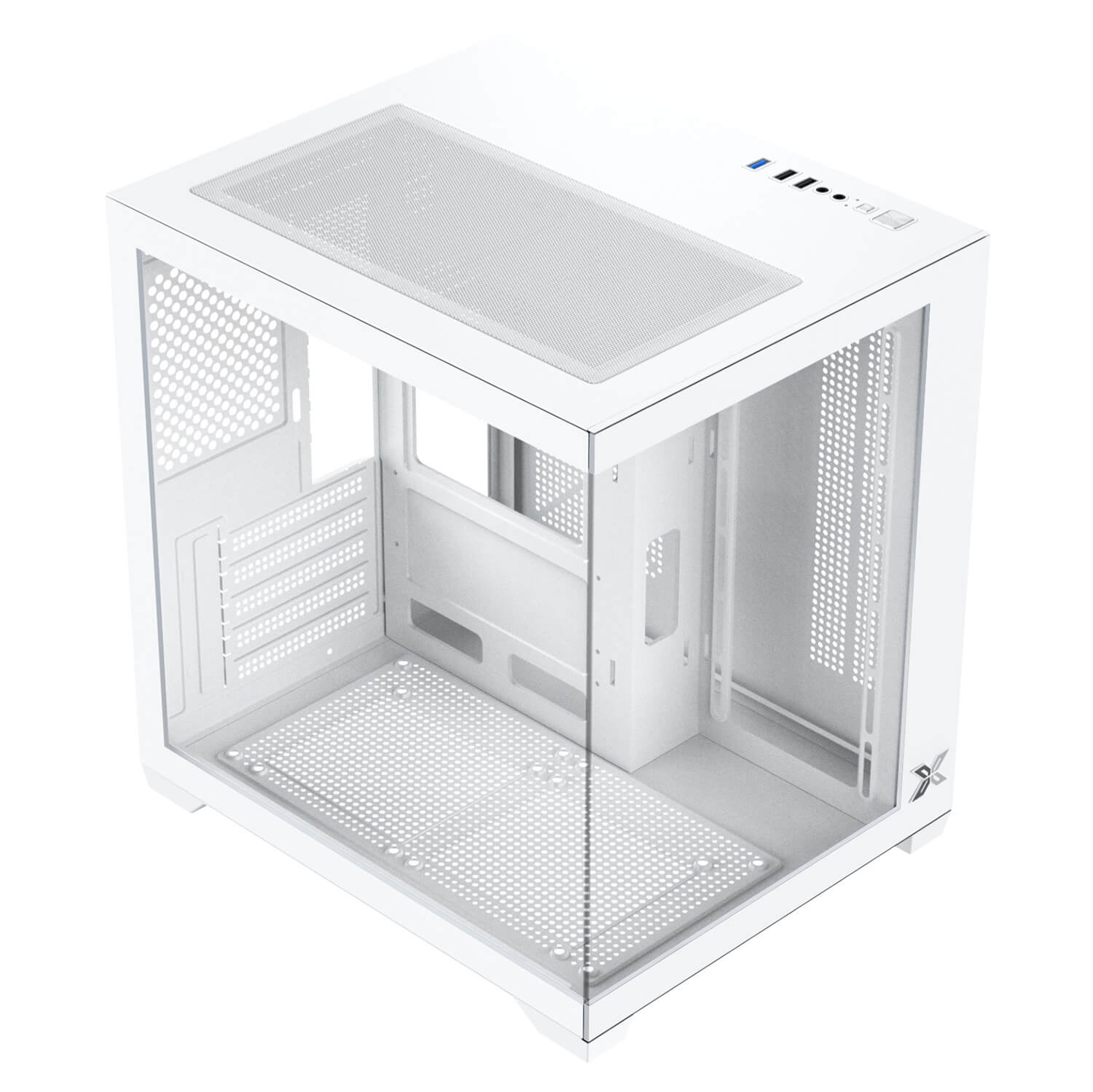 XIGMATEK AQUA MS Arctic Micro ATX Tower Case No Fan H2 XIGMATEK AQUA MS Arctic - Micro-ATX Tower Case (No Fan) - Ảnh 2