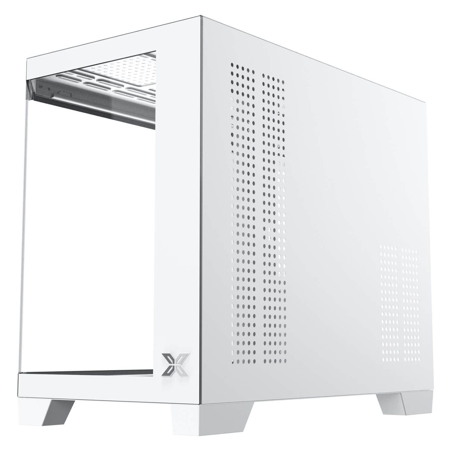 XIGMATEK AQUA MS Arctic Micro ATX Tower Case No Fan H4 XIGMATEK AQUA MS Arctic - Micro-ATX Tower Case (No Fan) - Ảnh 4