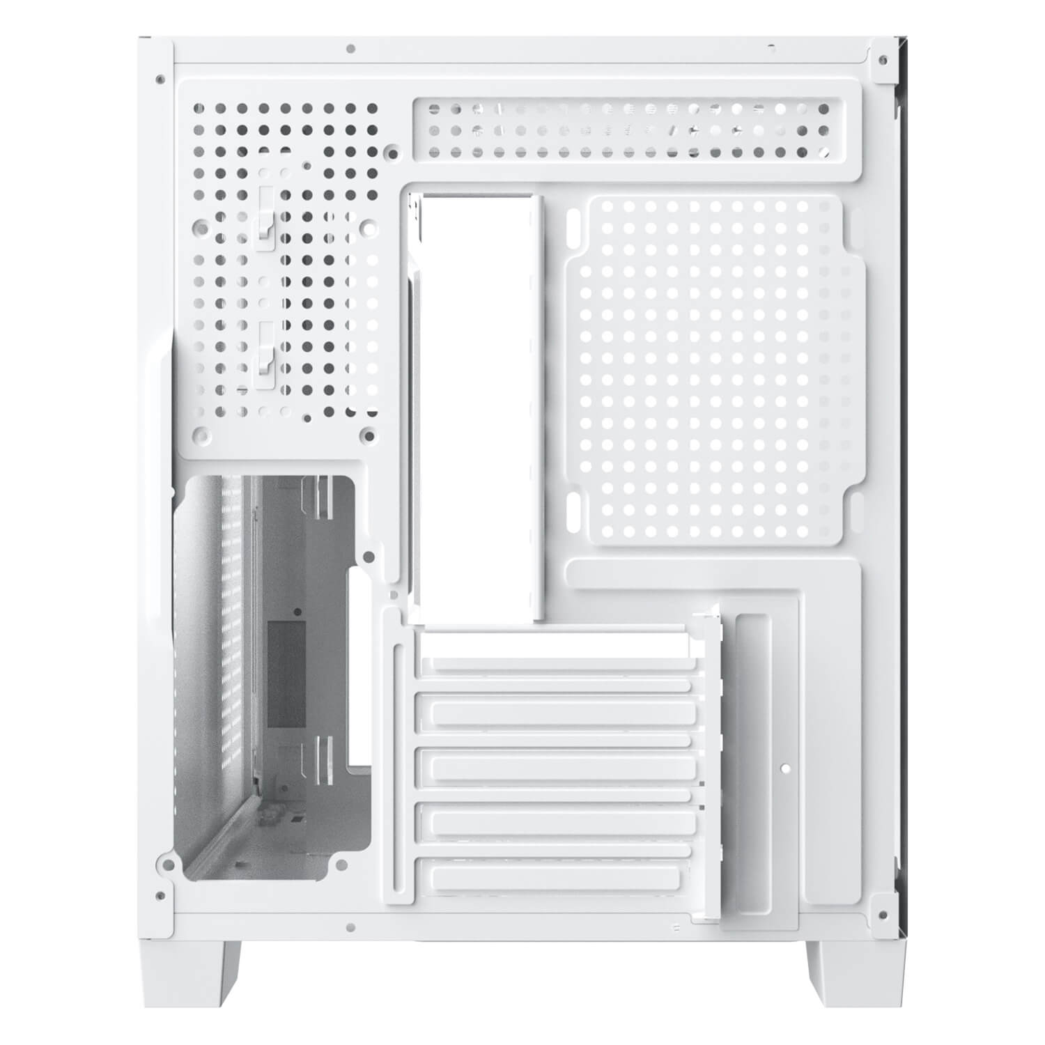 XIGMATEK AQUA MS Arctic Micro ATX Tower Case No Fan H5 XIGMATEK AQUA MS Arctic - Micro-ATX Tower Case (No Fan) - Ảnh 5