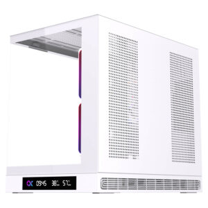 XIGMATEK M DGT 3AF Arctic Micro ATX Tower Case 3 Fan ARGB H4 XIGMATEK CLOUD M DGT 3AF Arctic – Micro-ATX Tower Case (3 Fan ARGB) - Ảnh 4