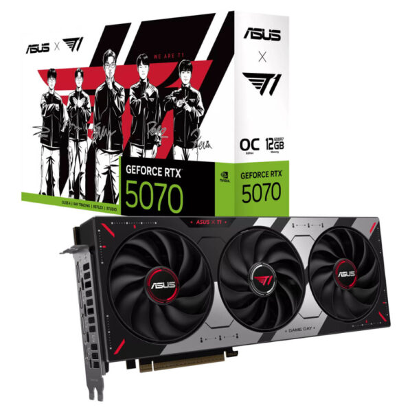 ASUS T1 GeForce RTX™ 5070 OC Edition - 12GB GDDR7