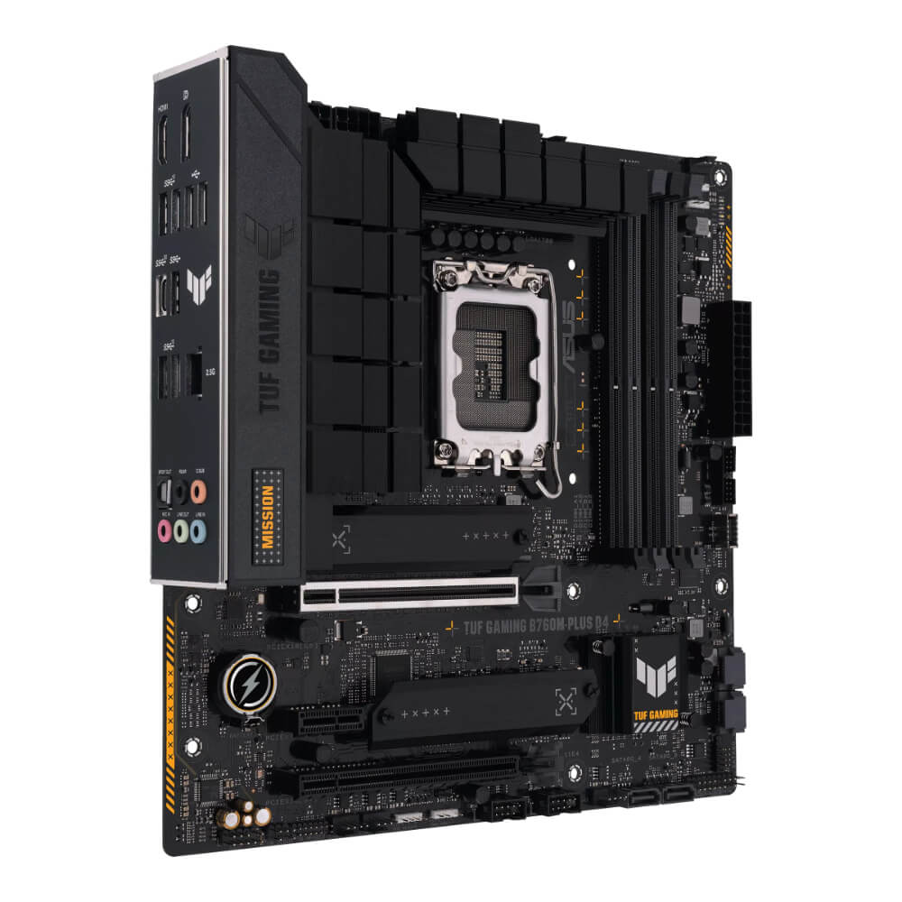 ASUS TUF GAMING B760M PLUS D4 H3 ASUS TUF GAMING B760M-PLUS D4 - Socket 1700 - Ảnh 3