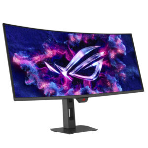 ASUS ROG Strix OLED XG34WCDMTG - Android 14 Google TV, NVIDIA GeForce NOW Pre-Installed - 34 inch WQHD OLED | 240Hz | 0.03ms | USB Type-C | Curved - Ảnh 2