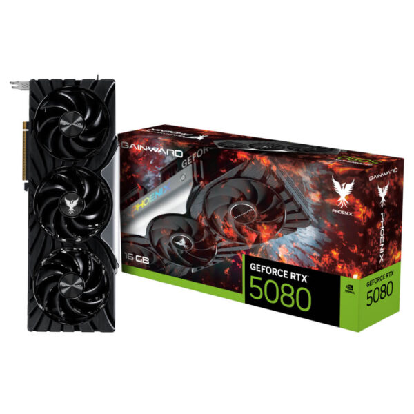 GAINWARD RTX5080 PHOENIX 16GB GDDR7 H1 Gainward GeForce RTX™ 5080 Phoenix - 16GB GDDR7