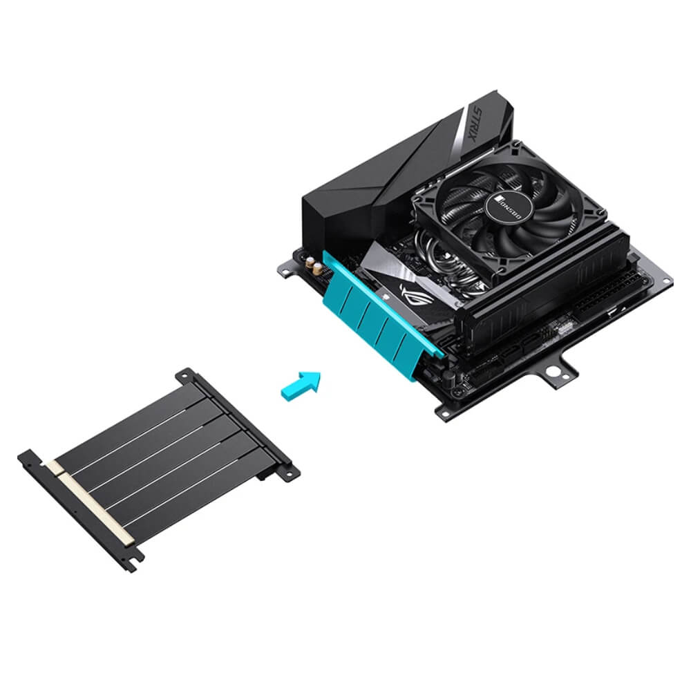 JONSBO NV10 BLACK H4 Jonsbo NV10 Black - ITX Case - Ảnh 4