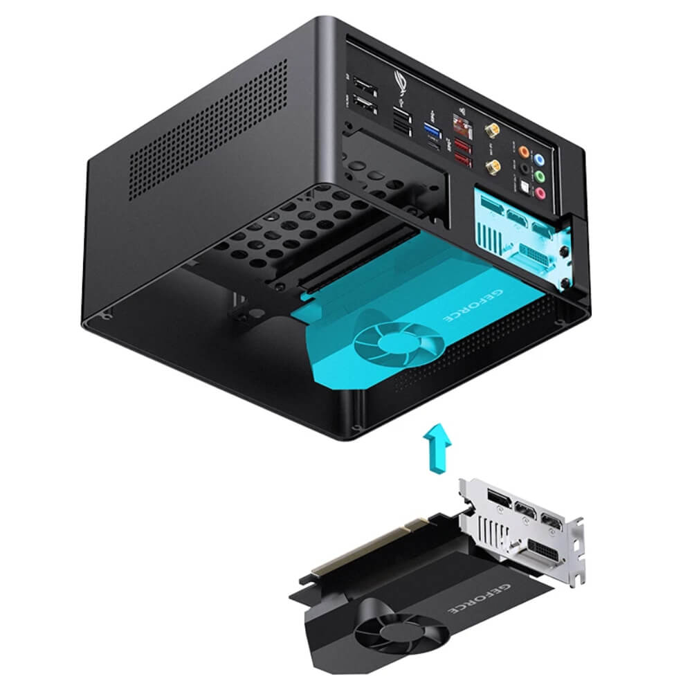 JONSBO NV10 BLACK H5 Jonsbo NV10 Black - ITX Case - Ảnh 5