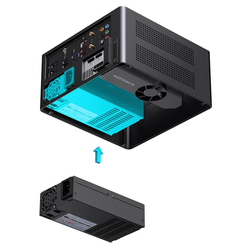 JONSBO NV10 BLACK H6 Jonsbo NV10 Black - ITX Case - Ảnh 6