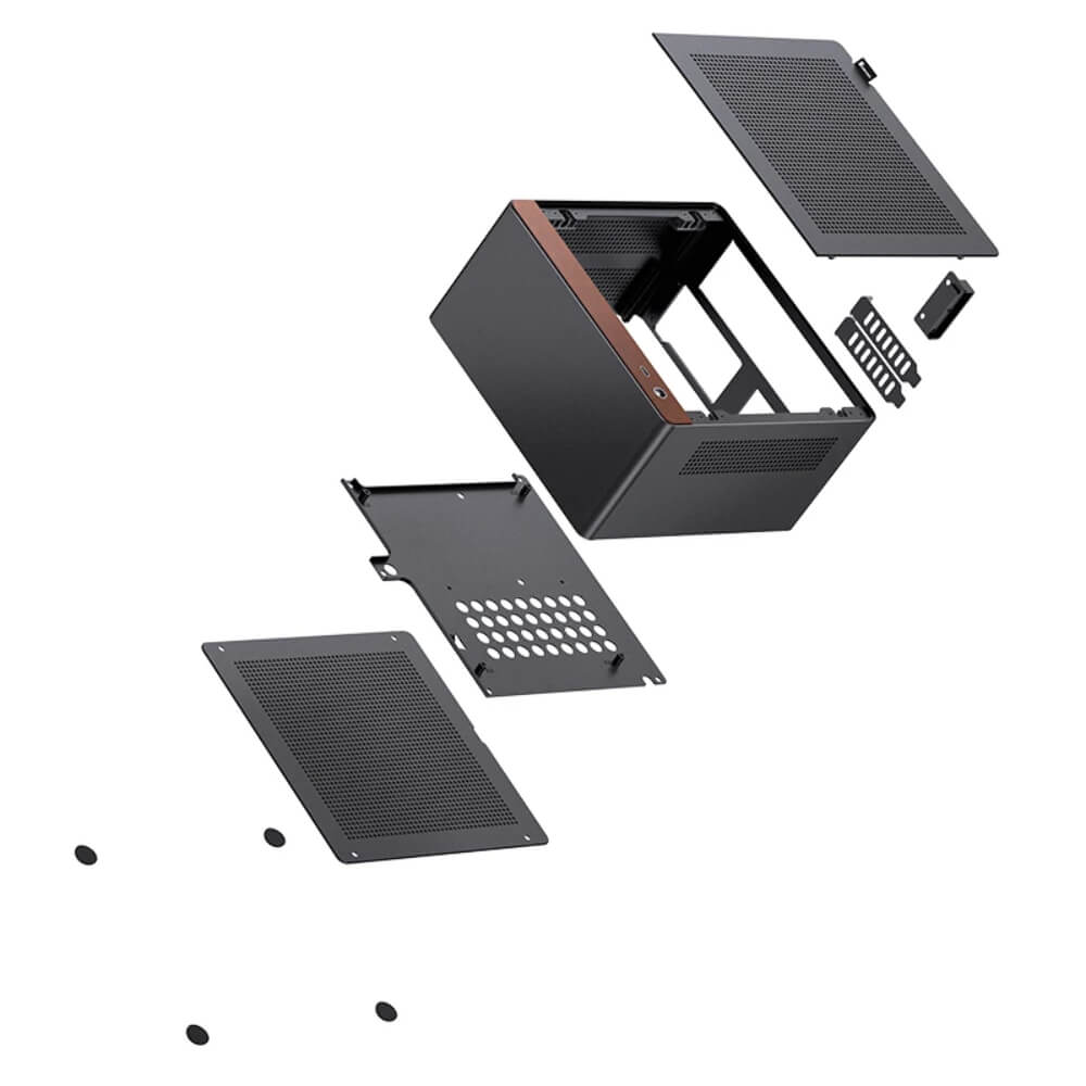 JONSBO NV10 BLACK H9 Jonsbo NV10 Black - ITX Case - Ảnh 9