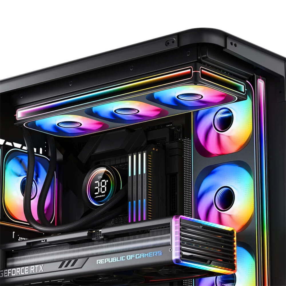 JONSBO ZB 360B H7 JONSBO ZB-360B/BR BLACK - ARGB Fan Case - Ảnh 7