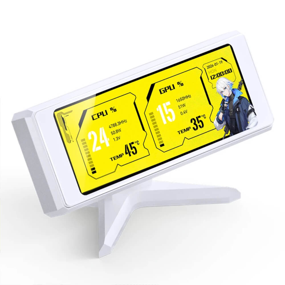 Jonsbo DS339 White H3 Jonsbo DS339 White - 3.39 inch IPS | Màn hình phụ - Ảnh 3