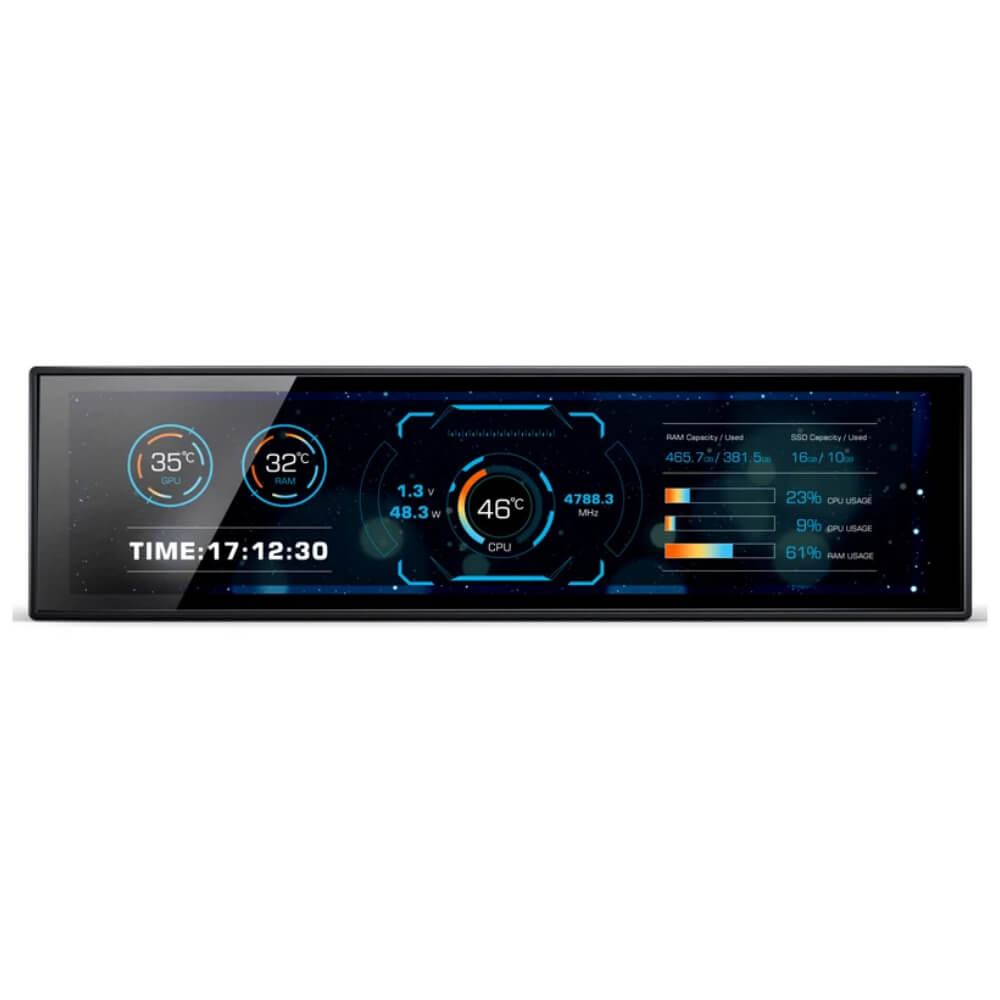 Jonsbo DS916 Black H2 Jonsbo DS916 Black - 9.16 inch IPS | Màn hình phụ - Ảnh 2