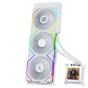 Lian Li HydroShift LCD 360TL White - 360mm Liquid Cooler - Ảnh 2