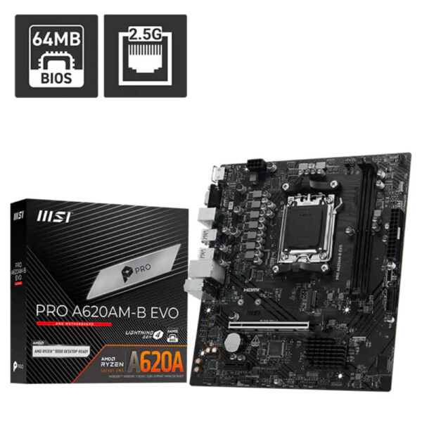 MSI A620AM-B EVO - Socket AM5