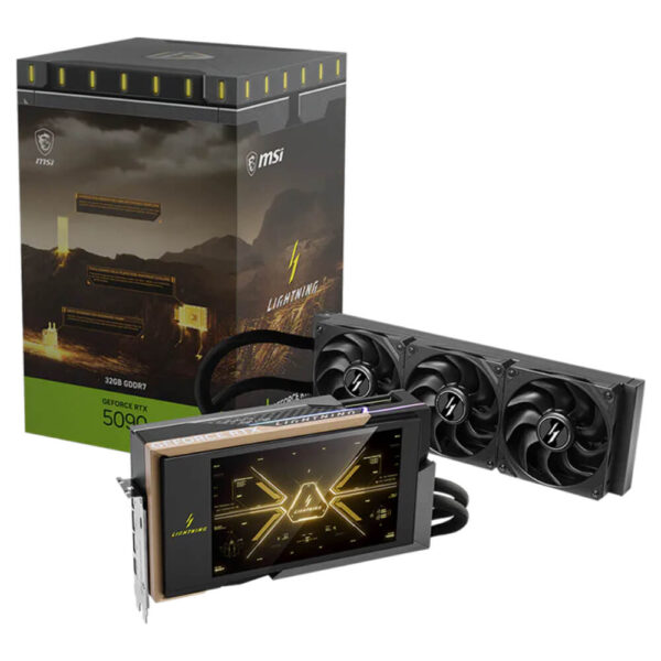 MSI GeForce RTX 5090 32G LIGHTNING Z H1 MSI GeForce RTX™ 5090 32G LIGHTNING Z - 32GB GDDR7