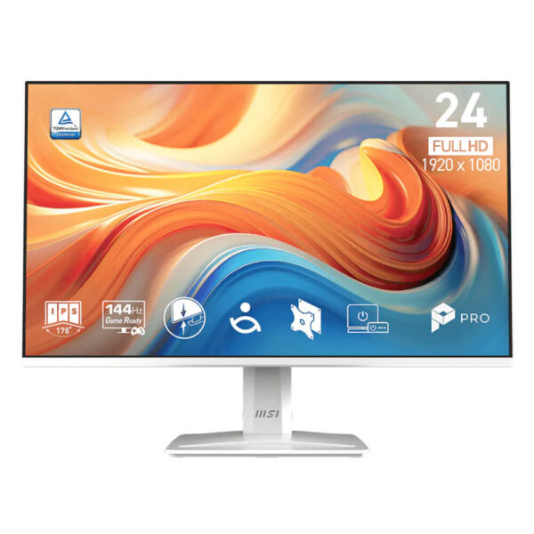 MSI PRO MP243W E14 H1 MSI PRO MP243W E14 - 24 inch FHD IPS | 144Hz | 1ms | Speaker