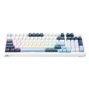 Machenike KG98 Tri mode RGB White H2 Machenike KG98 Tri-mode RGB - Wireless Gaming Mechanical Keyboard - Ảnh 6