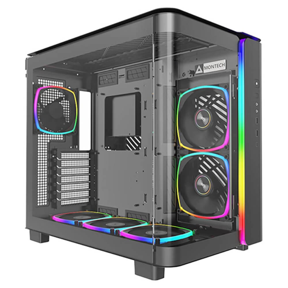 Montech King 95 Pro Black H2 Montech King 95 Pro Black - Mid Tower Case - Ảnh 2