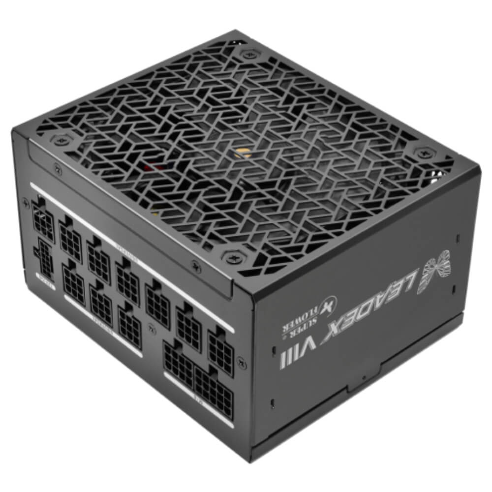 SuperFlower LEADEX VIII Platinum Pro 1200W ATX3.1 Cybenetics Platinum Den H2 Super Flower LEADEX VIII Platinum PRO 1200W Black - ATX 3.1 - 1000W Cybenetics Platinum - Full Modular PSU - Ảnh 2