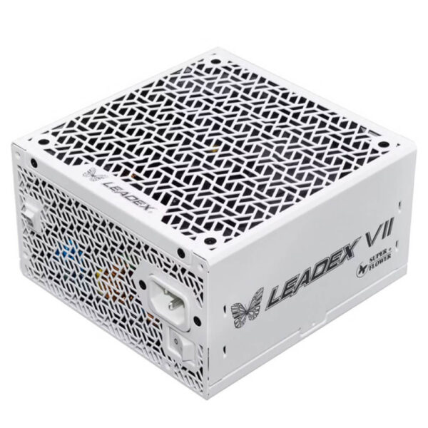 SuperFlower LEADEX VIII Platinum Pro 1200W Trang H1 Super Flower LEADEX VIII Platinum PRO 1200W White - ATX 3.1 - 1000W Cybenetics Platinum - Full Modular PSU