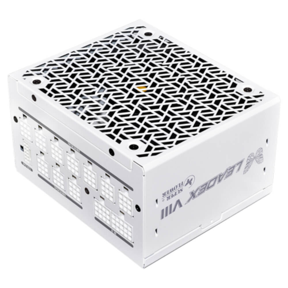 SuperFlower LEADEX VIII Platinum Pro 1200W Trang H2 Super Flower LEADEX VIII Platinum PRO 1200W White - ATX 3.1 - 1000W Cybenetics Platinum - Full Modular PSU - Ảnh 2