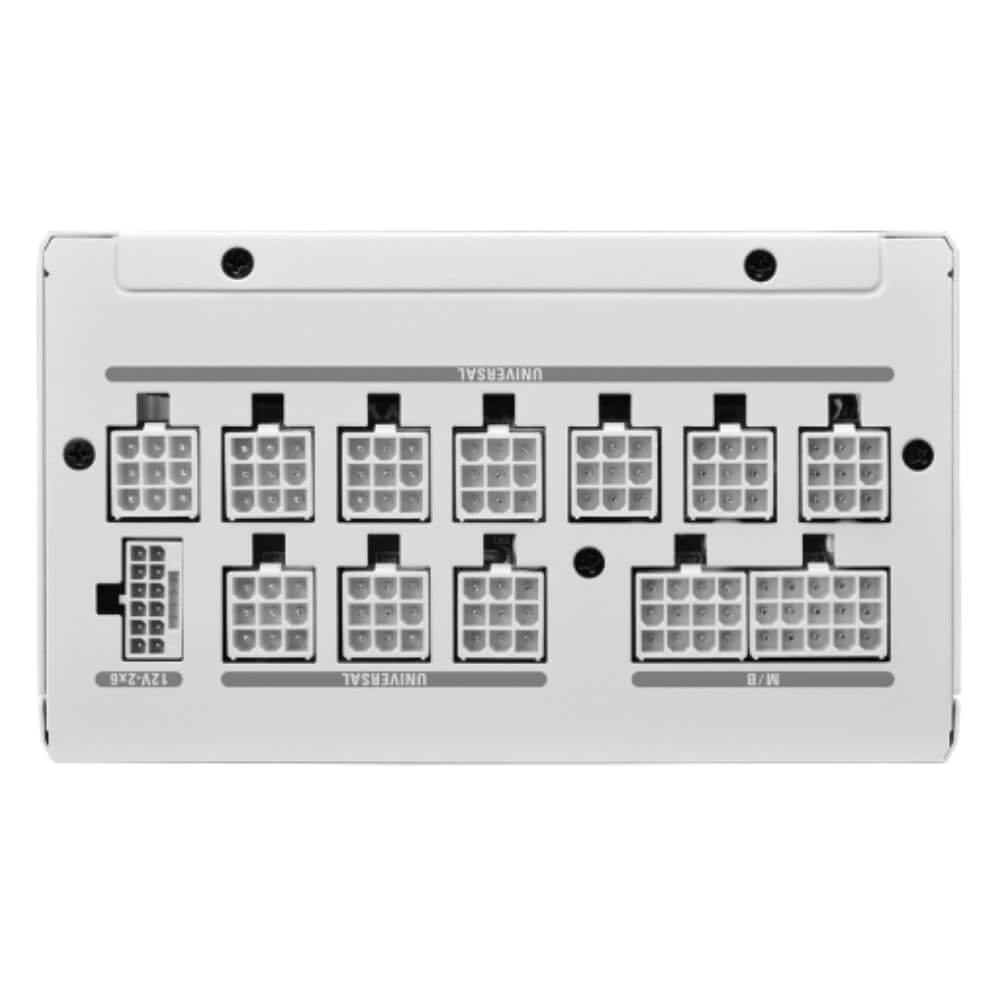 SuperFlower LEADEX VIII Platinum Pro 1200W Trang H4 Super Flower LEADEX VIII Platinum PRO 1200W White - ATX 3.1 - 1000W Cybenetics Platinum - Full Modular PSU - Ảnh 4