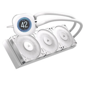 Corsair NAUTILUS 360 RS LCD White - 360mm Liquid CPU Cooler - Ảnh 2