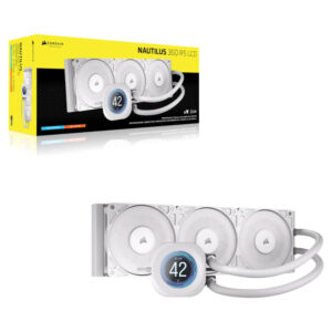 Corsair NAUTILUS 360 RS LCD White - 360mm Liquid CPU Cooler - Ảnh 4