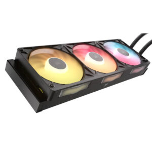 Corsair iCUE LINK TITAN II 360 RX RGB Black H2 Corsair iCUE LINK TITAN II ULTRA 360 LX LCD Black - 360mm Liquid CPU Cooler - Ảnh 3