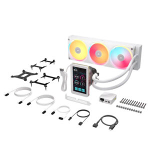 Corsair iCUE LINK TITAN II ULTRA 360 LX LCD White - 360mm Liquid CPU Cooler - Ảnh 4