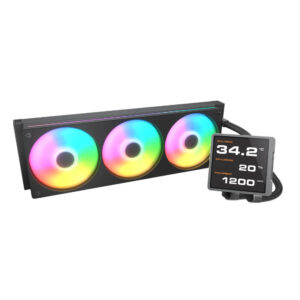 Cougar POSEIDON VISTEK PRO ARGB 360 Black - 360mm Liquid Cooler - Ảnh 3