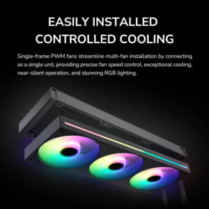Cougar POSEIDON VISTEK PRO ARGB 360 Black - 360mm Liquid Cooler - Ảnh 8