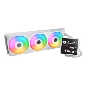 Cougar POSEIDON VISTEK PRO ARGB 360 White - 360mm Liquid Cooler - Ảnh 3