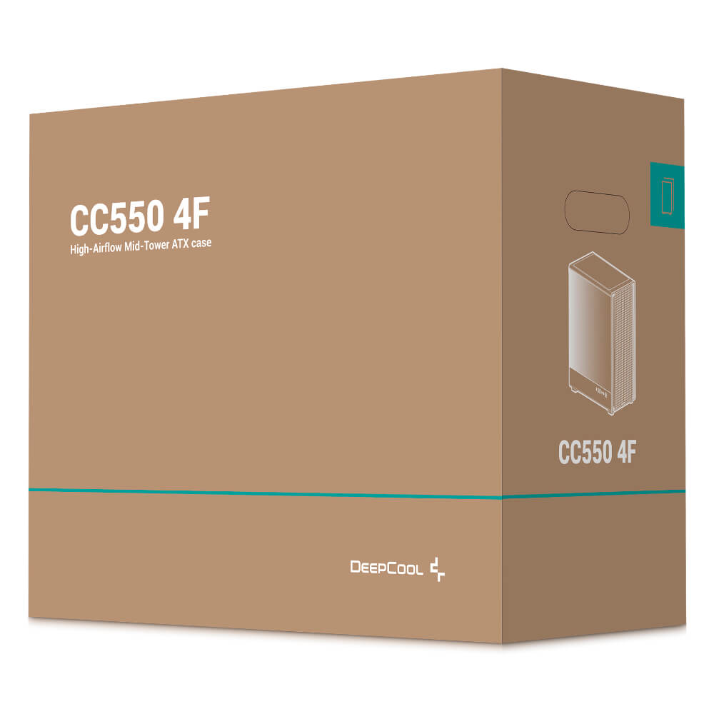 DeepCool CC550 4F H12 DeepCool CC550 4F - Mid-Tower Case - Ảnh 12