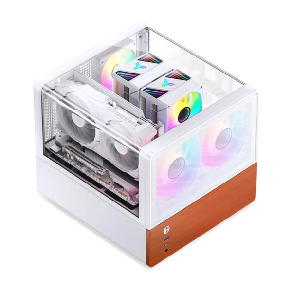 Jonsbo V12 White H1 Jonsbo V12 White - M-ATX Case