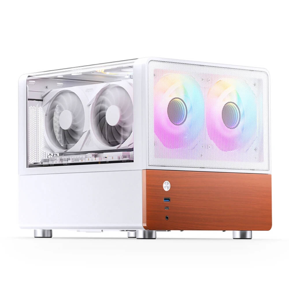 Jonsbo V12 White H2 Jonsbo V12 White - M-ATX Case - Ảnh 2