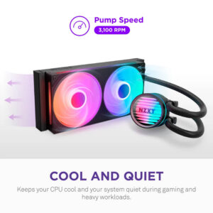 NZXT Kraken Core 240 RGB - 240 mm RGB AIO Liquid Cooler - Ảnh 4