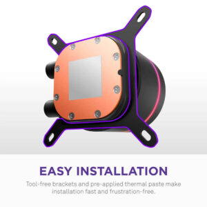 NZXT Kraken Core 240 RGB - 240 mm RGB AIO Liquid Cooler - Ảnh 6