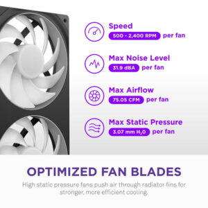 NZXT Kraken Core 240 RGB - 240 mm RGB AIO Liquid Cooler - Ảnh 7