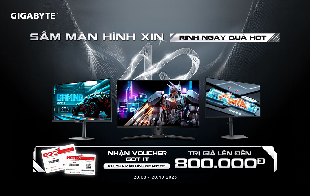 SAM MAN HINH GIGABYTE XIN – RINH NGAY QUA HOT Tân Doanh
