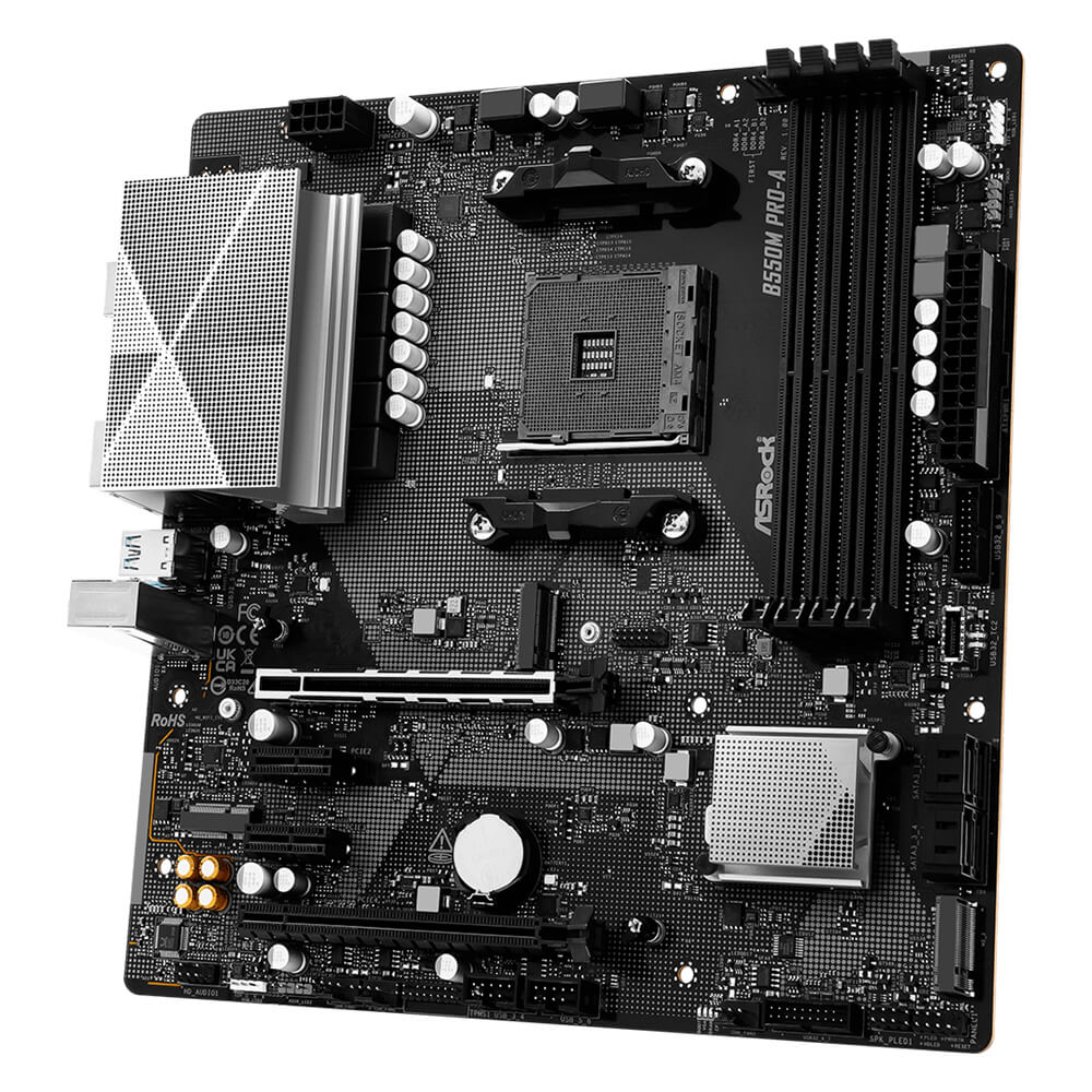 ASROCK B550M PRO A H4 ASROCK B550M Pro-A - SOCKET AM4 - Ảnh 4