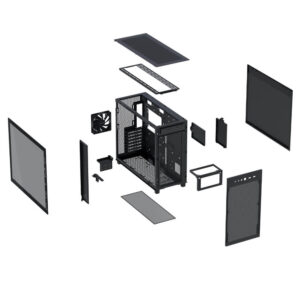 ASUS Prime AP303 Tempered Glass Black - Mid-Tower Case - Ảnh 7