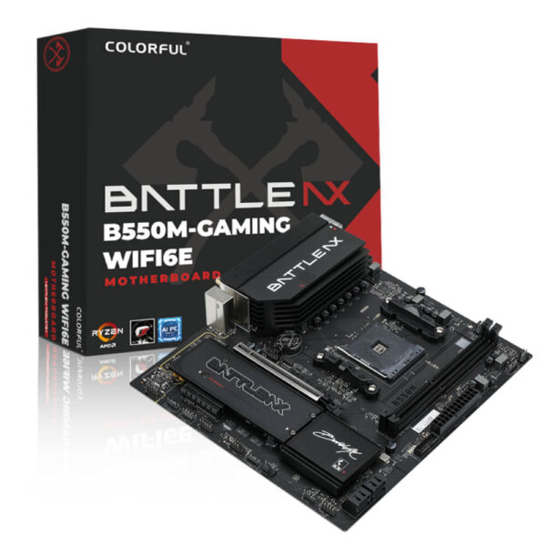 Colorful BATTLE AX B550M GAMING WIFI6E V14 H1 Colorful BATTLE-AX B550M-GAMING WIFI6E V14 - SOCKET AM4
