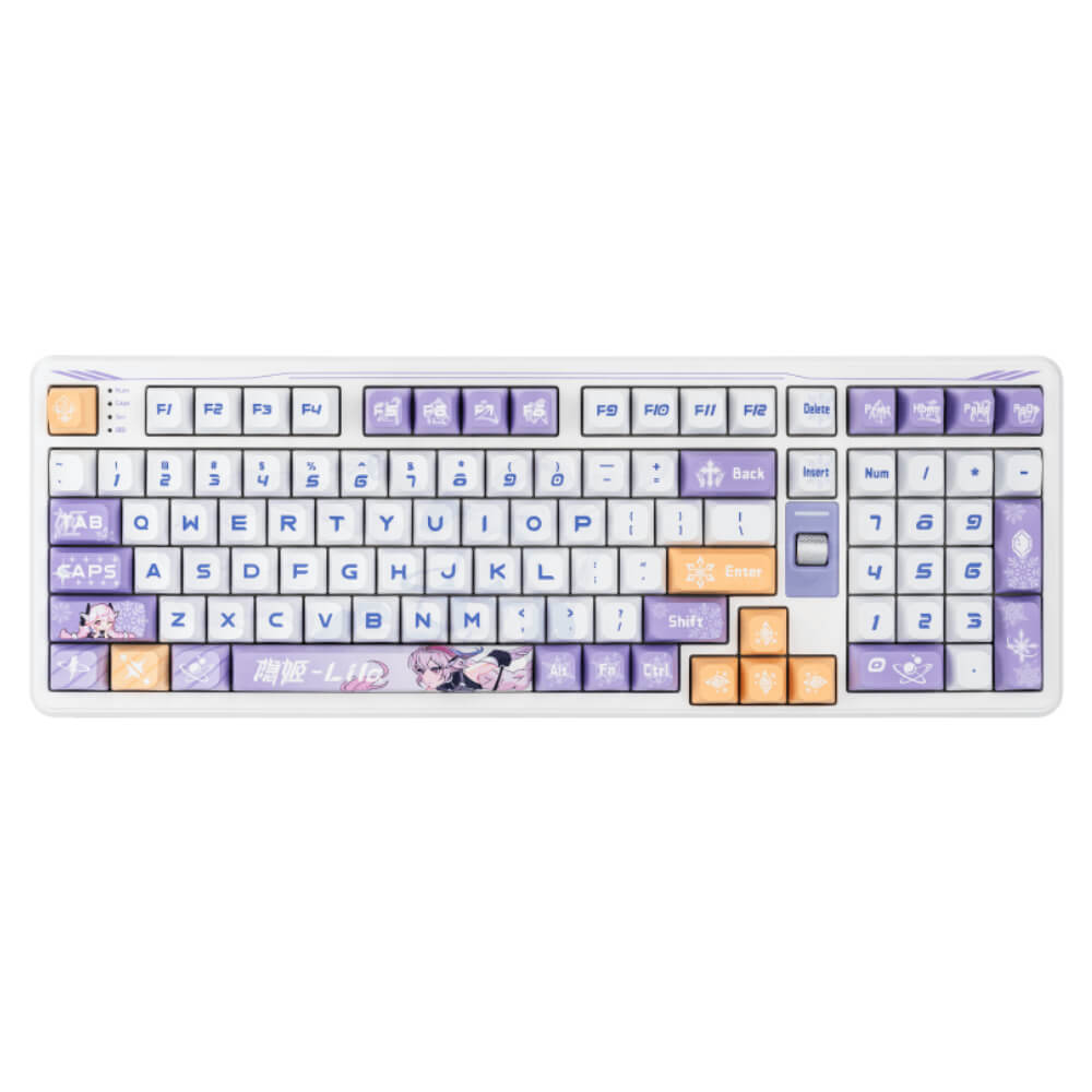 Colorful MECH QY98 PRO Lavender H1 COLORFUL MECH QY98Pro - Wireless Mechanical Keyboard - Ảnh 2