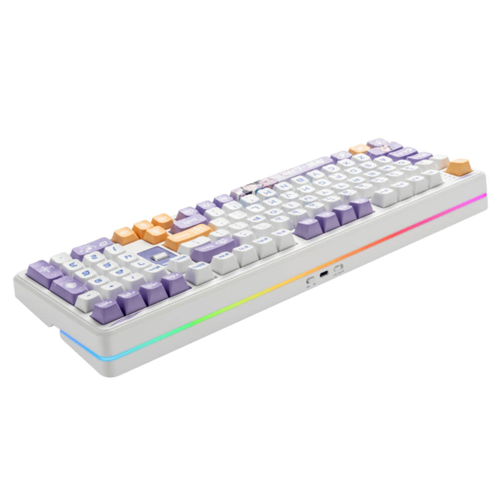Colorful MECH QY98 PRO Lavender H3 COLORFUL MECH QY98Pro - Wireless Mechanical Keyboard - Ảnh 11