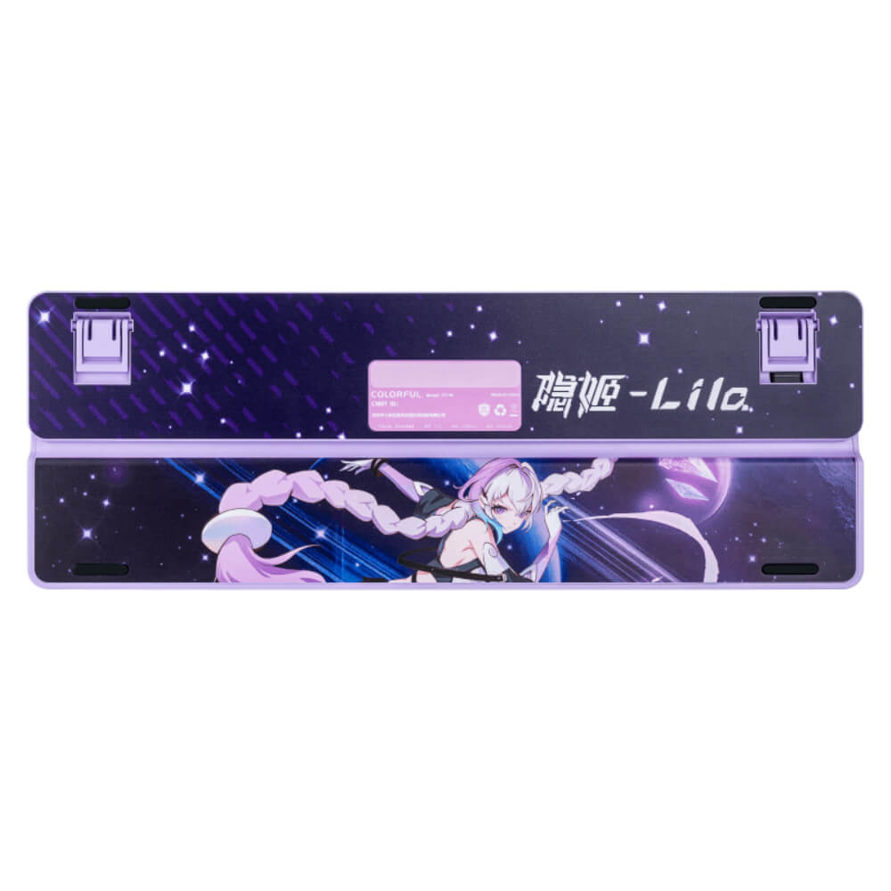 Colorful MECH QY98 PRO Purple H5 COLORFUL MECH QY98Pro - Wireless Mechanical Keyboard - Ảnh 4