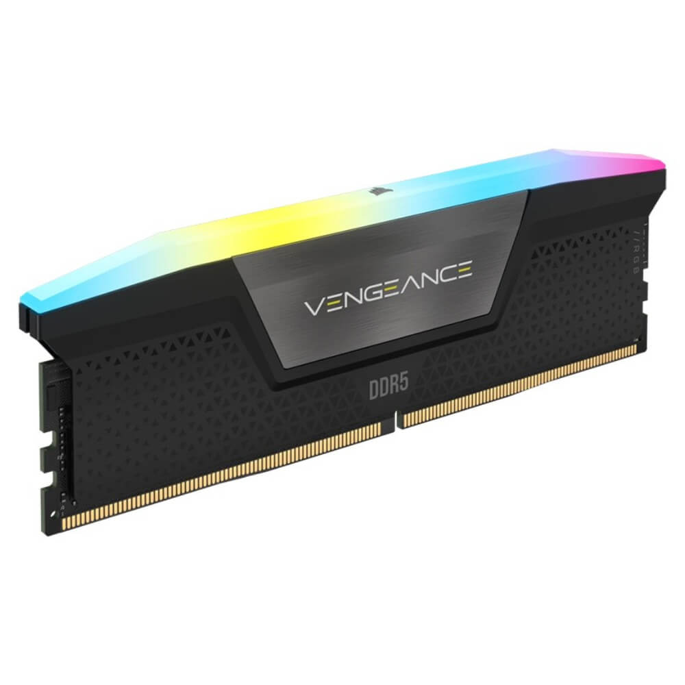 Corsair VENGEANCE RGB Black Heatspreader H2 Corsair Vengeance RGB Black Heatspreader - 16GB (1x16GB) DDR5 - Bus 6000MHz Cas 38 - Ảnh 3