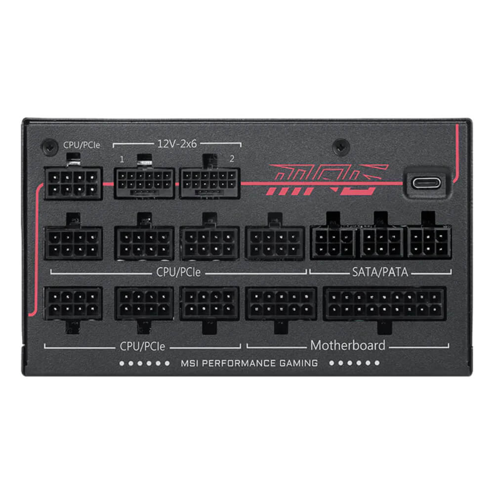MSI MPG Ai1600TS PCIE5 H3 MSI MPG Ai1600TS PCIE5 - 1600W 80 PLUS Titanium - Fully Modular - PCIe Gen 5.1 Support PSU - Ảnh 3