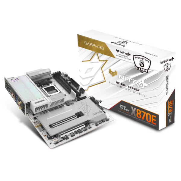 SAPPHIRE NITRO X870EA PHANTOMLINK POLAR H1 SAPPHIRE NITRO+ X870EA PhantomLink Polar Edition - Socket AM5