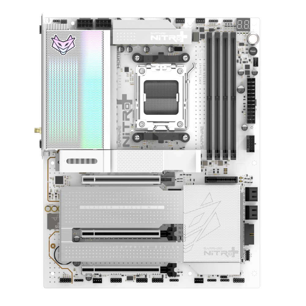 SAPPHIRE NITRO X870EA PHANTOMLINK POLAR H2 SAPPHIRE NITRO+ X870EA PhantomLink Polar Edition - Socket AM5 - Ảnh 2