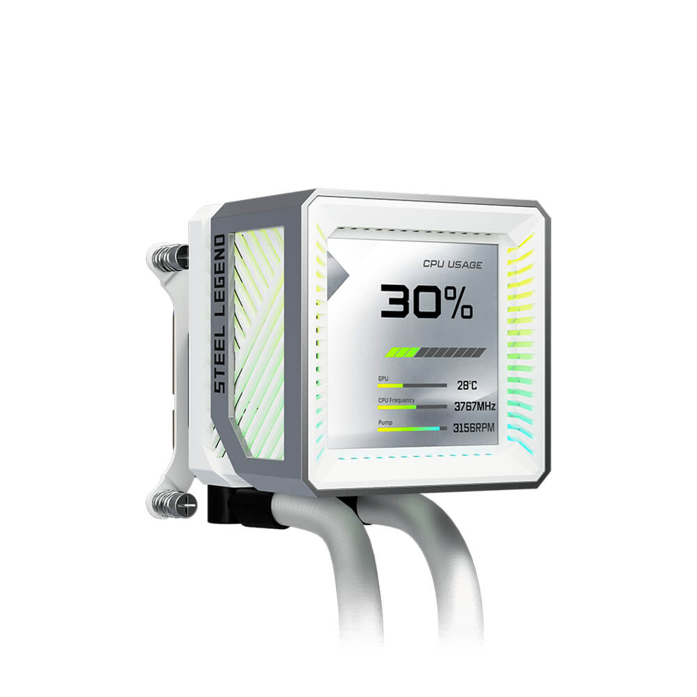 ASRock Steel Legend 360 LCD H5 ASRock Steel Legend 360 LCD - AIO Watercooling - Ảnh 5